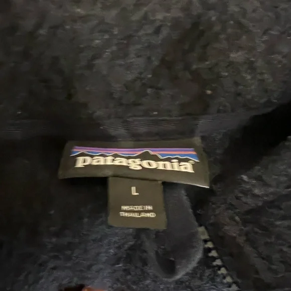 Patagonia Navy Blue Fleece Jacket - Picture 3 of 3